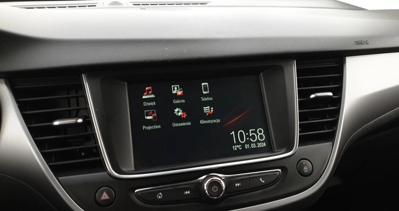 Opel Crossland X cena 50700 przebieg: 99795, rok produkcji 2019 z Inowrocław małe 407